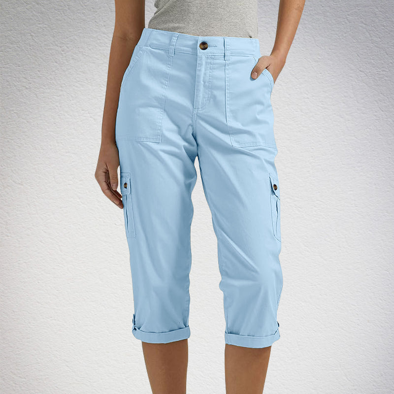 🔥 Hot Sale 🔥Women's High Elasticity Multi-pocket Casual Shorts
