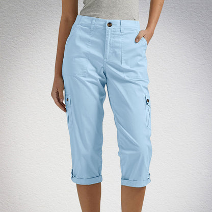 🔥 Hot Sale 🔥Women's High Elasticity Multi-pocket Casual Shorts