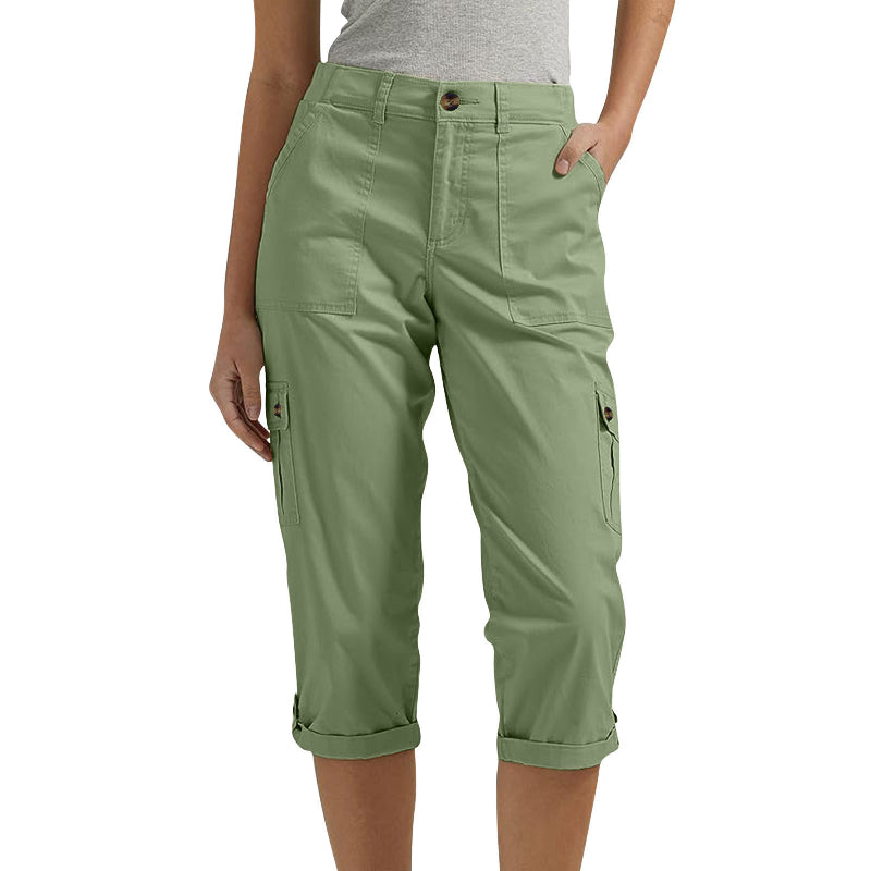 🔥 Hot Sale 🔥Women's High Elasticity Multi-pocket Casual Shorts