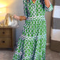 🎉Spring Specials Sale 50% OFF🌸Women’s Geometric Print V-Neck Maxi Dress