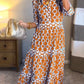 🎉Spring Specials Sale 50% OFF🌸Women’s Geometric Print V-Neck Maxi Dress