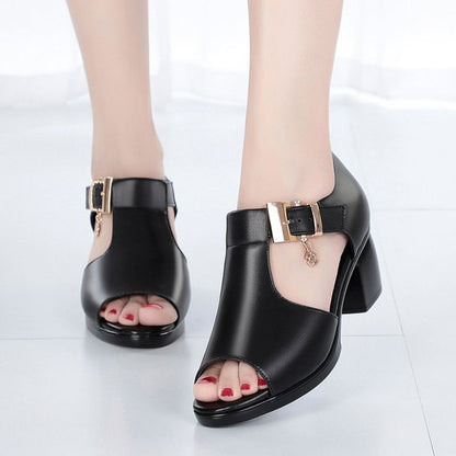 🎉Hot Sale 49% OFF🎉Women's All-match Chunky Heel Casual Sandals