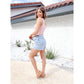 💖Limited time sale 49% OFF🩳High Rise Frayed Hem Cut Off Jean Shorts
