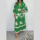 ✨New Arrival✨Women Casual Printed Dress💥Free matching ring💥