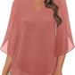💖Limited Time Sale 48% OFF💖V-neck chiffon shirt
