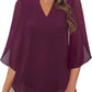 💖Limited Time Sale 48% OFF💖V-neck chiffon shirt