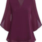 💖Limited Time Sale 48% OFF💖V-neck chiffon shirt