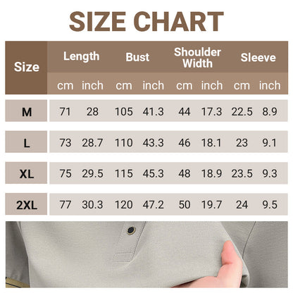 🔥Hot Sale-50% Off🔥Men's Lightweight Short Sleeve Collared Shirt👔