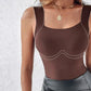 🔥U Neck Shapewear Built-in Bra Tank