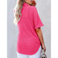 🌈New Product- Women's Lapel Loose Short Sleeve Top🩷