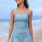 🔥Hot Sale 49% OFF💝✨Women Vintage Tummy Control Two Piece Tankini Swimsuits