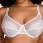 HSIA Enchante Minimiser Bra for Women Full Coverage Underwired Lace Bra Plus Size Support and Lift Unlined Floral Bra for Heavy Bust