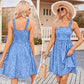💐LAST DAY Free Shipping⚡50K+ SOLD!💃Women's Summer Dresses Casual Square Neck Floral Sundress With Pockets