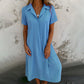 Women’s Solid Color Short-Sleeve Dress