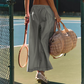 🎉Summer Explosion🎉Casual Cropped Wide-Leg Beach Pants