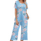 🎉Hot Sale 49% OFF⏳Women's Printed Top & Pants Sleepwear Set