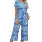 🎉Hot Sale 49% OFF⏳Women's Printed Top & Pants Sleepwear Set