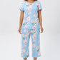 🎉Hot Sale 49% OFF⏳Women's Printed Top & Pants Sleepwear Set