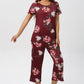 🎉Hot Sale 49% OFF⏳Women's Printed Top & Pants Sleepwear Set