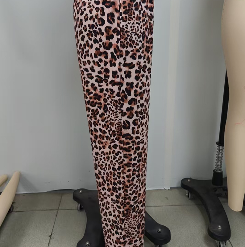 💎 LIMITED SALE ONLY ￡13.99!! 💎Leopard Print Wide-Leg Trousers 🐆Elegant. Comfortable. Made for women who know their style.✨