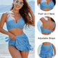 👙2026 New Type 50% OFF💥Women's Tummy Control High Waisted Gingham Bikini Set