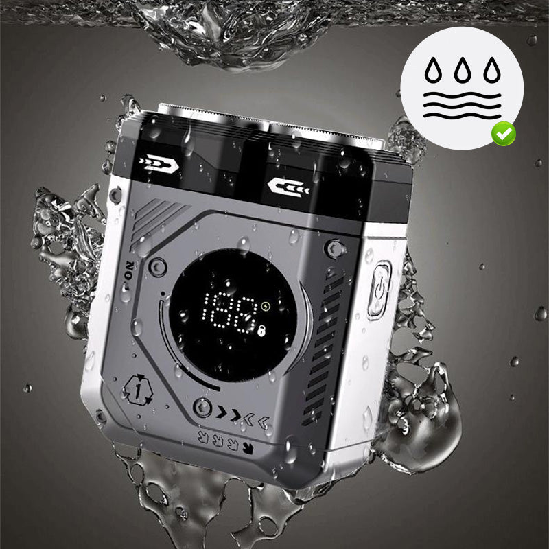 ⏰Limited-time offer 49% OFF🔥2025 New 💥 Men's Portable Dual-Blade Washable Shaver