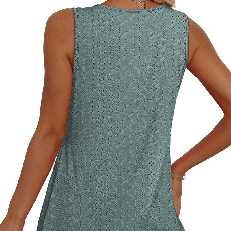 ⏰Hot Sale 48%!🚀Buy 2 get 5% off🎁Women’s Casual V-Neck Floral Ruffles Sleeveless Top