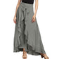🎉2025 New Products Hot Sale✨Asymmetrical Ruffle Hem Wide-Leg Pants