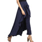 🎉2025 New Products Hot Sale✨Asymmetrical Ruffle Hem Wide-Leg Pants