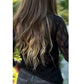 Women’s Stretch Black Mesh Lace Top