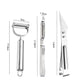 3-Piece Stainless Steel Peeler Tool Set