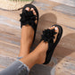 Women's Floral Accent Flip-Flops