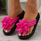 Women's Floral Accent Flip-Flops