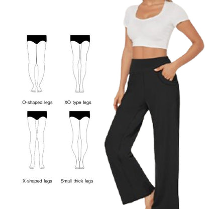 ☀️Summer offer! 😍Women's high-waisted stretch yoga pants in a solid color