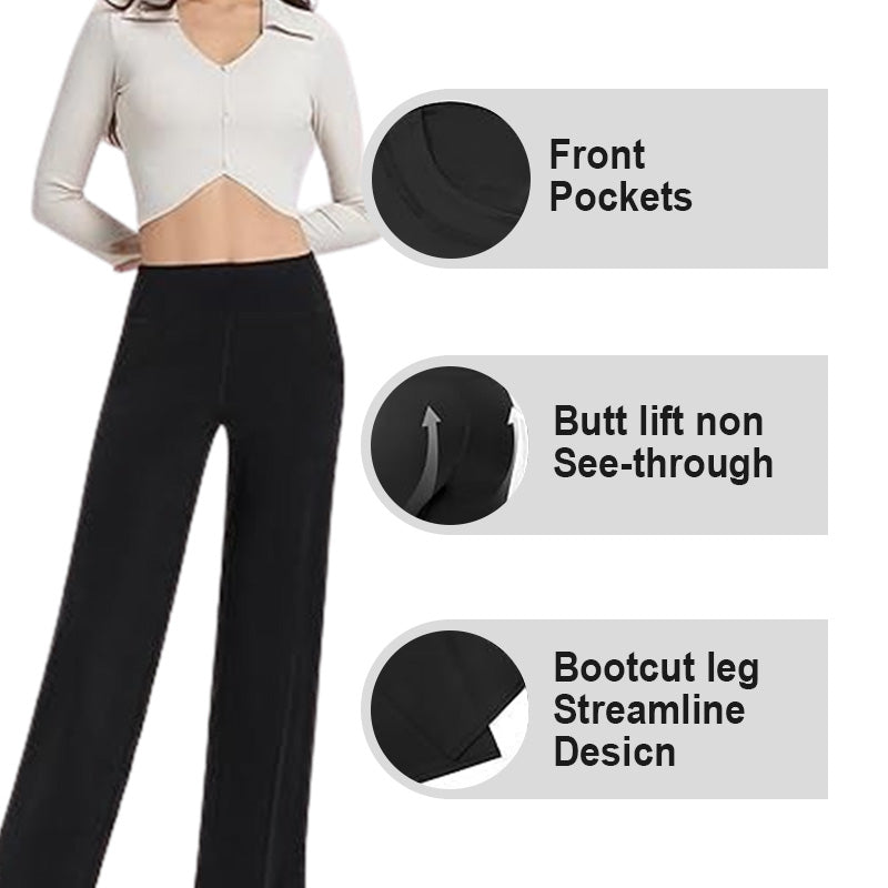 ☀️Summer offer! 😍Women's high-waisted stretch yoga pants in a solid color