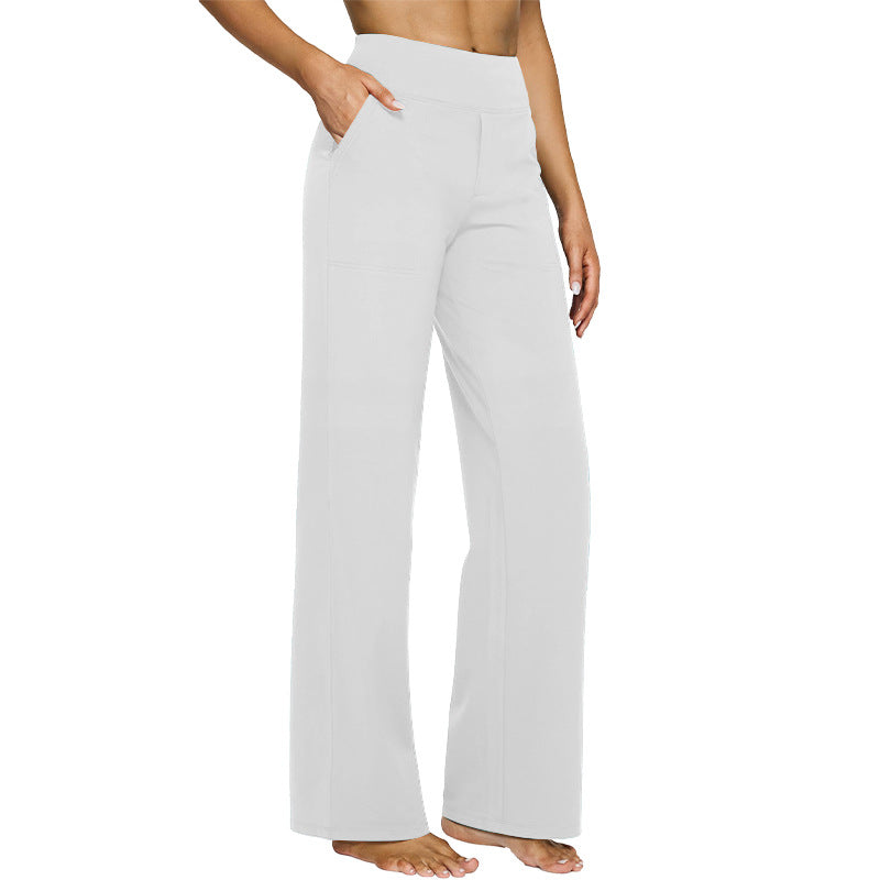 ☀️Summer offer! 😍Women's high-waisted stretch yoga pants in a solid color