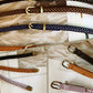 Women’s PU Leather Braided Waist Belt with Alloy Buckle