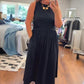 🎁 Hot Sale 49% OFF 🔥Women's Elegant Crew Neck Maxi Dress👗