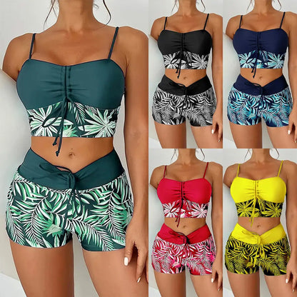 🎁Women’s Printed Two-Piece Swimsuit🌙 Free £15 Moon & Star Necklace with order!