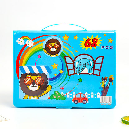 🎨 50% OFF HOT PROMOTION! ✨ Deluxe 6-in-1 Art Creativity Set - Includes Drawing Tools & 12 Colors for Kids' Creative Development 🧑‍🎨🌟