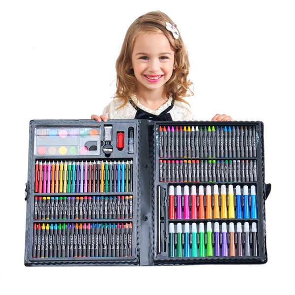 🎨 50% OFF HOT PROMOTION! ✨ Deluxe 6-in-1 Art Creativity Set - Includes Drawing Tools & 12 Colors for Kids' Creative Development 🧑‍🎨🌟