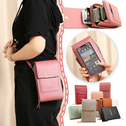 ✨️2026 SPECIAL OFFER - 60% OFF👜 📱Women's Touch Screen Messenger Bag – Smart Phone Charging, Anti-Theft & Water-Resistant