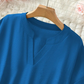 Casual blouse for women, plain, loose-fitting