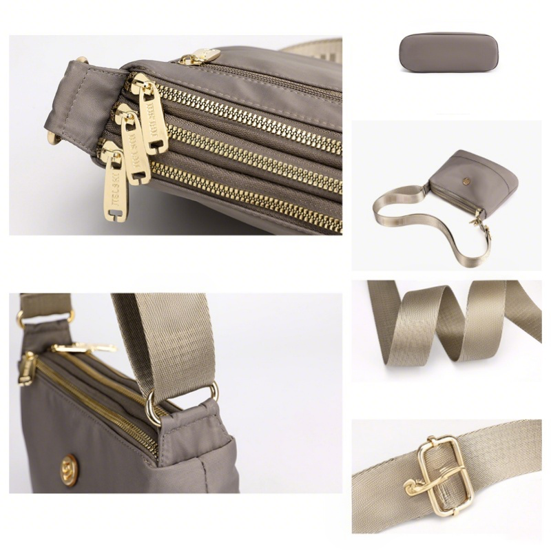 Minimalist Large-Capacity Nylon Shoulder And Crossbody Bag
