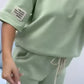 Women's Casual Solid Color Top & Pants Set