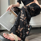 🎁New arrival 50% OFF💥Women’s Spliced Hot Rhinestones Printing Hollow Pants