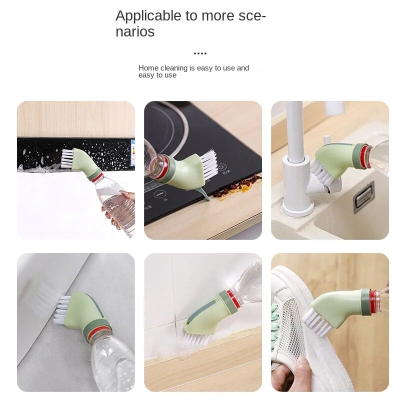 💥49% off💥Multi-use Cleaning Brush Can Be Connected To Mineral Water Bottle