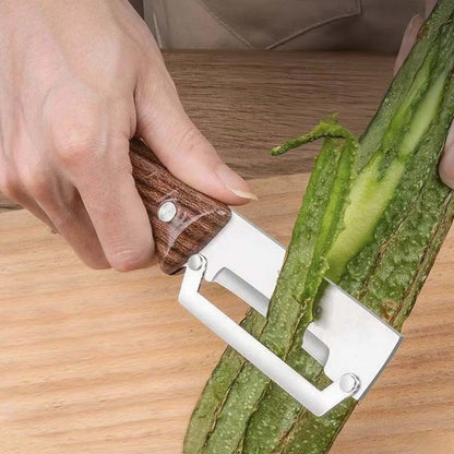 💎 50% OFF MULTI-FUNCTIONAL PEELERS! 💎 Razor-Sharp Steel & Ergonomic Wood Handle for Effortless Peeling