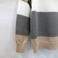Women's Color Block Leopard Pattern Round Neck Sweater