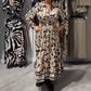 🎁Hot Sale 49% OFF⏳Graceful Floral Print Long Sleeve Dress